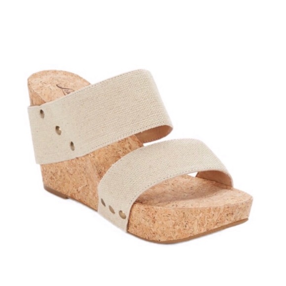 Lucky Brand Shoes - • H P • Lucky B Magnolia Woven Strap Cork Sandal
